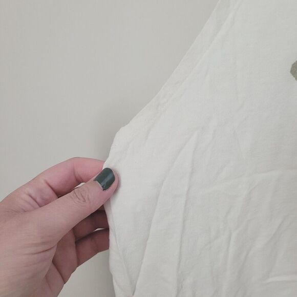 Aerie Graphic White Tank Size Medium - Picture 2 of 7